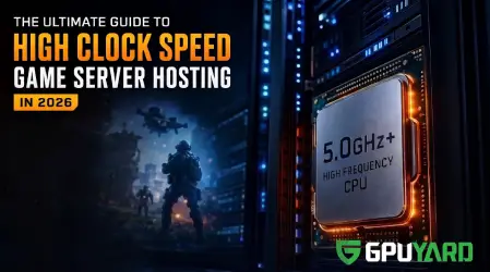 A picture of datacenter with gpuyard logo
